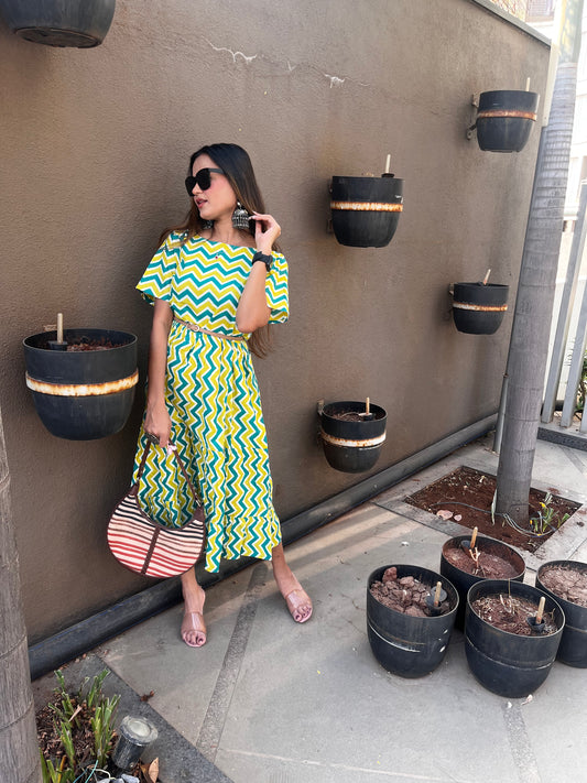 Green Whisper Maxi Dress
