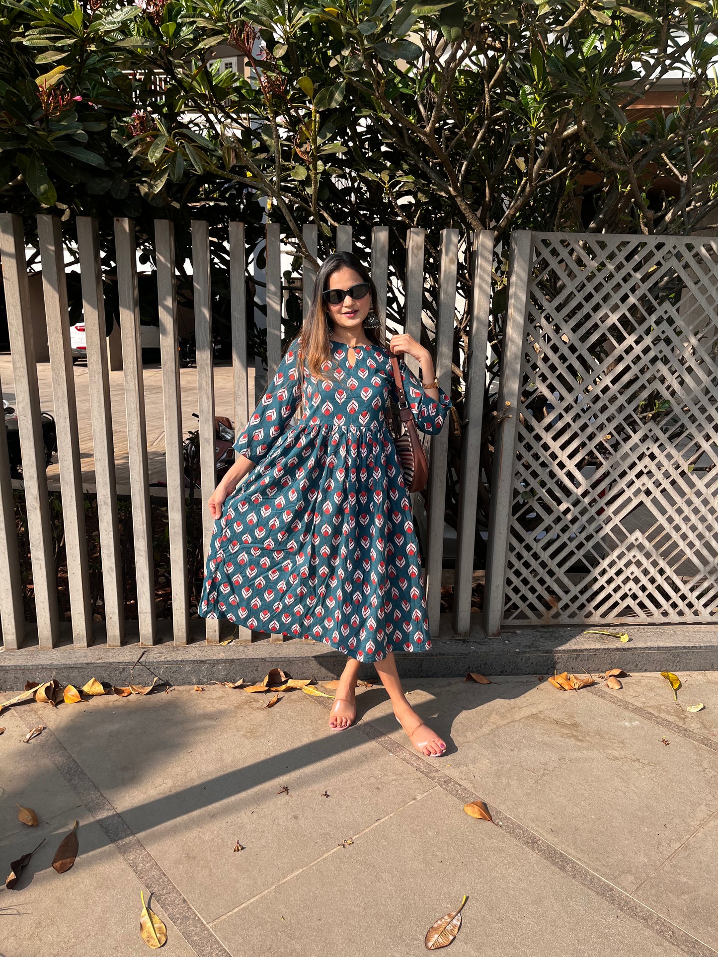Front Gathered Dress
