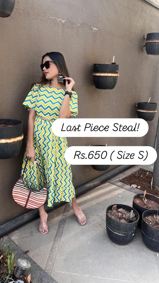 Green Whisper  Maxi Dress