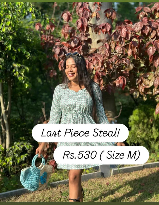 Knot Flair Short Dress