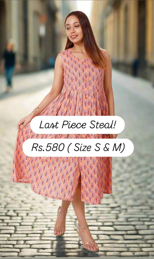 Garnet Red Slit Dress