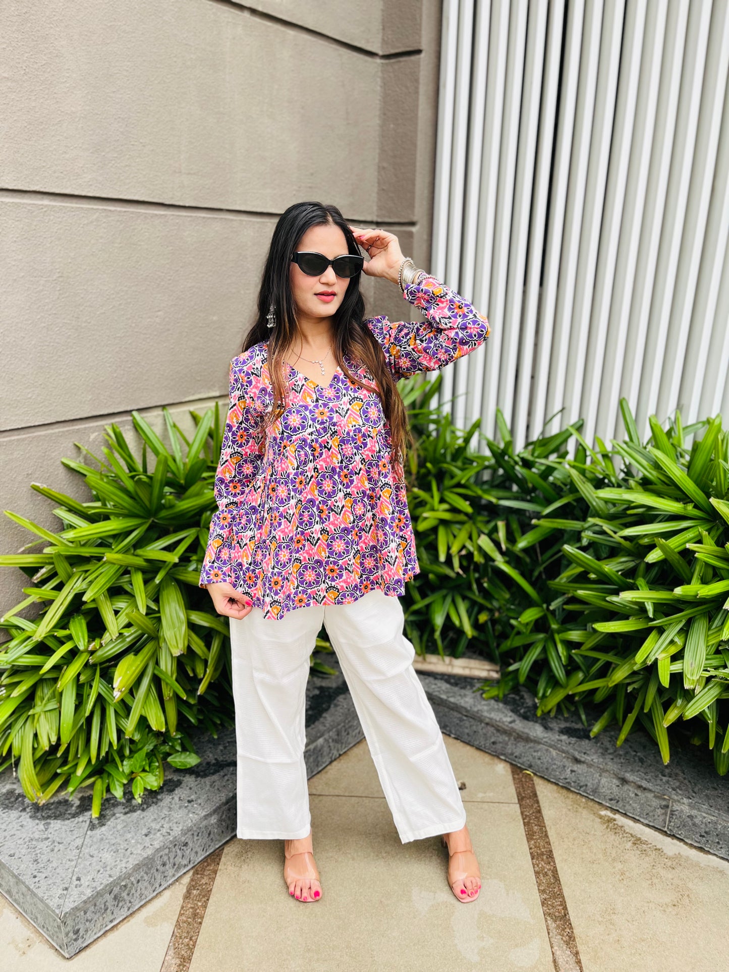 Floral Fusion Top