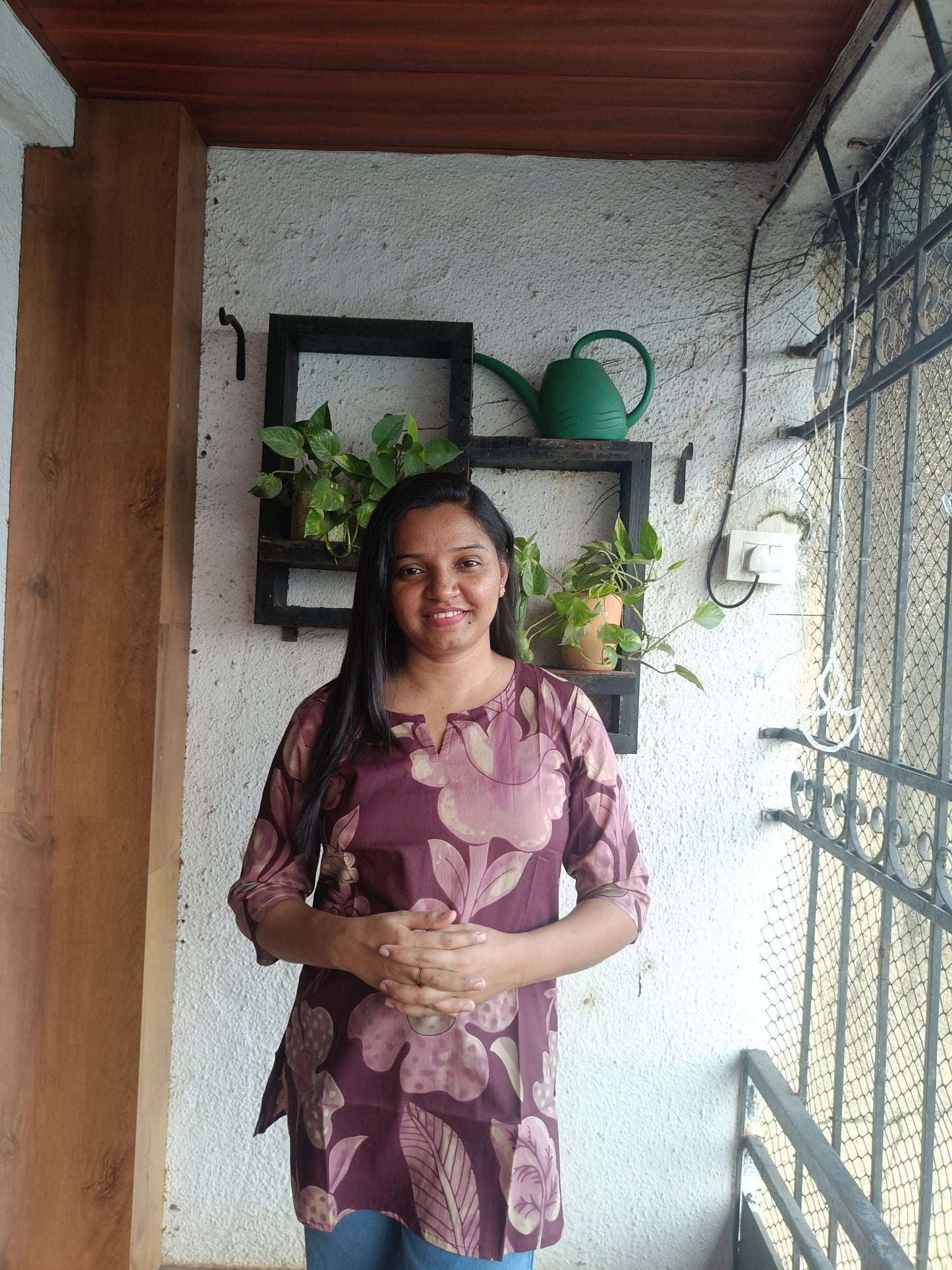 Purple Blossom Tunic