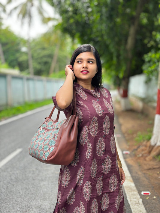 Maroon Blossom Set