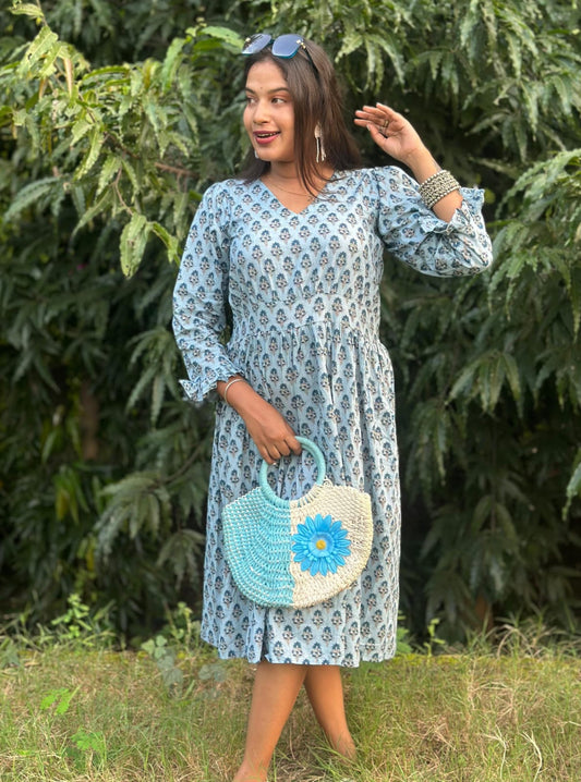 Sage Midi  Dress